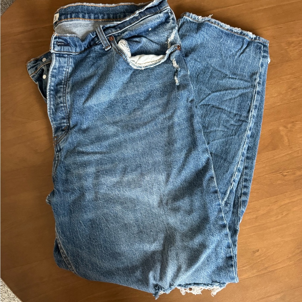 Abercrombie & Fitch The Dad High Rise Jeans
